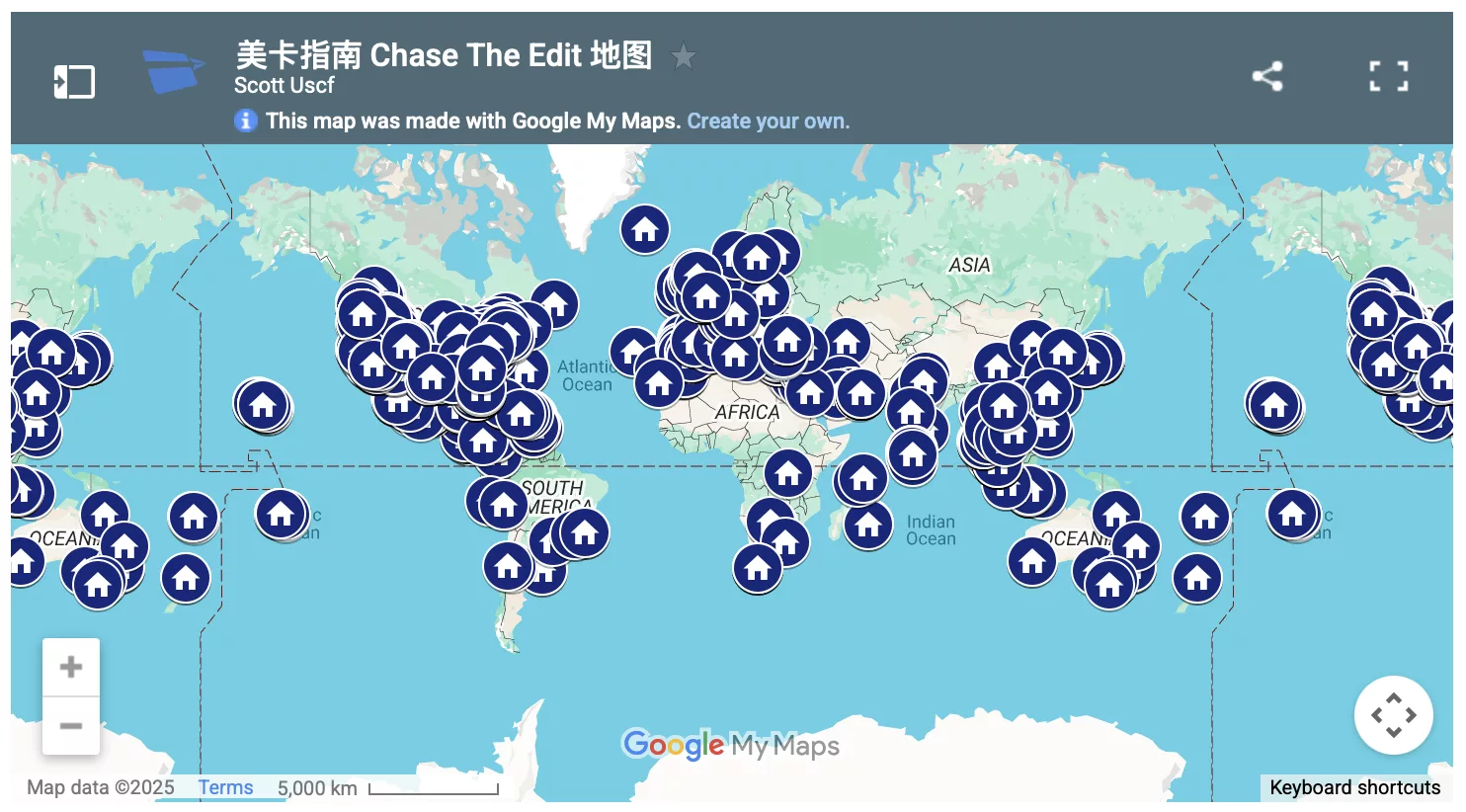 You are currently viewing A Map for The Edit by Chase Travel